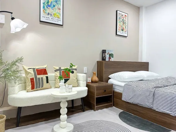 Cho thuê căn hộ Studio, ngay cạnh Quận 1 (Full nội thất)