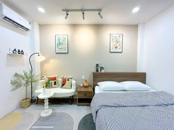 Cho thuê căn hộ Studio, ngay cạnh Quận 1 (Full nội thất)