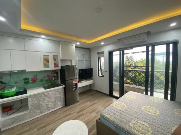 Cho thuê Căn chung cư mini vị trí đẹp nhất phố Trích Sài, Tây Hồ. View toàn mặt hồ. Chỉ 7.5tr