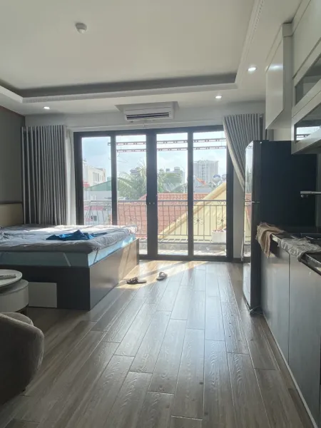 Cho thuê Căn chung cư mini tại Trích Sài, Tây Hồ Full đồ. Ban công View Hồ thoáng. Chỉ 6.5tr
