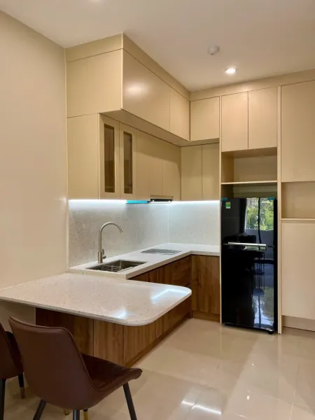 Cho thuê chung cư mini 1 ngủ 1 khách ngay khu đô thị đầm trấu